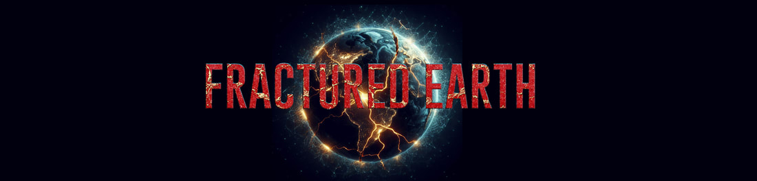 fractured earth banner climate collapse saul tanpepper